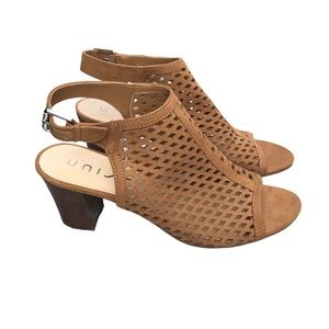 UNISA Sling Back Perforated Heel Sandals Size 11M